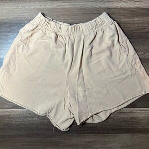 Aerie Light Beige Lounge Shorts